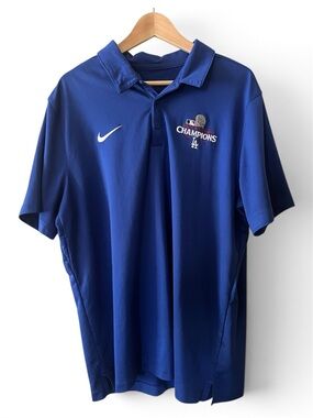 Nike Los Angeles Dodgers 2024 World Series Champions Polo size XL